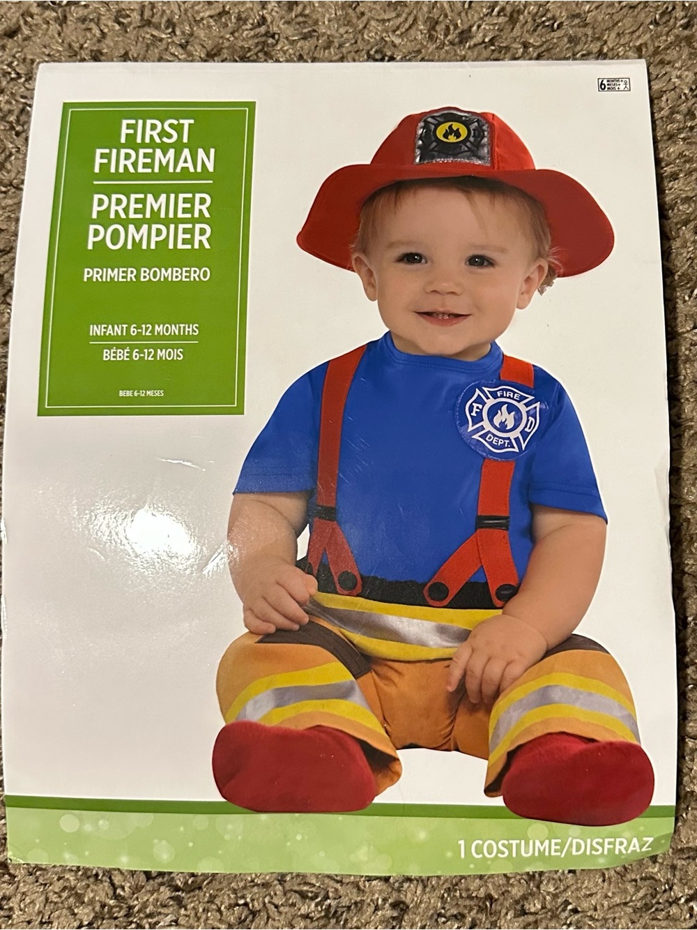 First Fireman Infant Costume